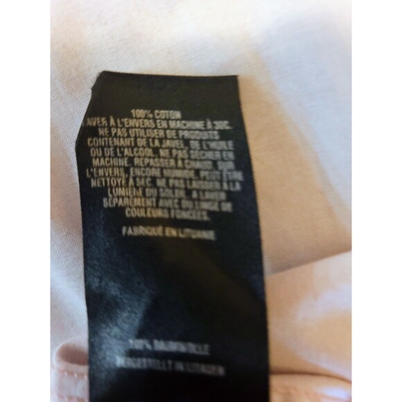 Ted Baker Shirt Mens 3XL 7 Pink 100% Cotton Flip Cuff Casual - Picture 5 of 8